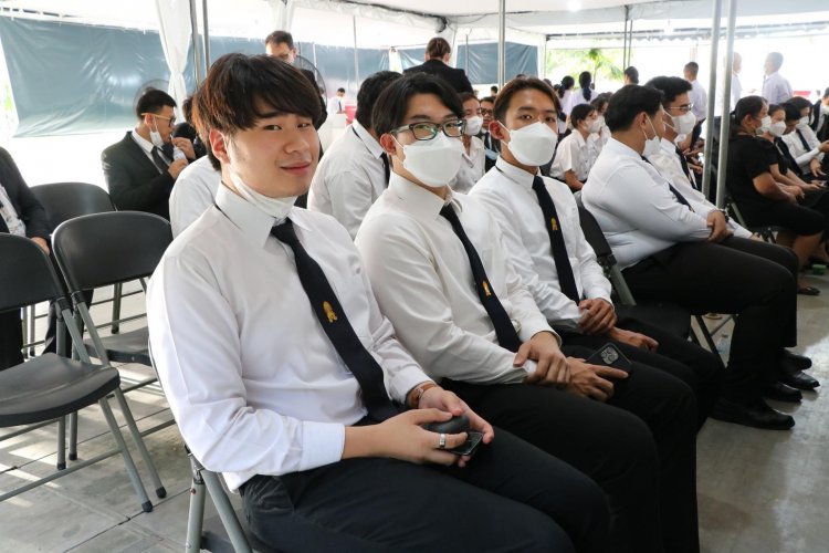 เฝ้าฯ รับเสด็จ ในพิธีสวดพระอภิธรรม — 2 พฤษภาคม 2025 — สถาบันเทคโนโลยีจิตรลดา CDTI