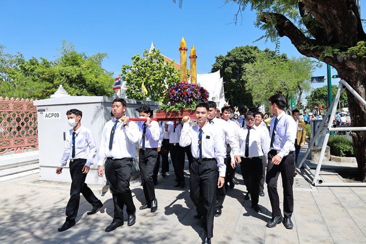 พิธีถวายเทียนพรรษา และกิจกรรมจิตอาสา — 1 พฤษภาคม 2025 — สถาบันเทคโนโลยีจิตรลดา CDTI