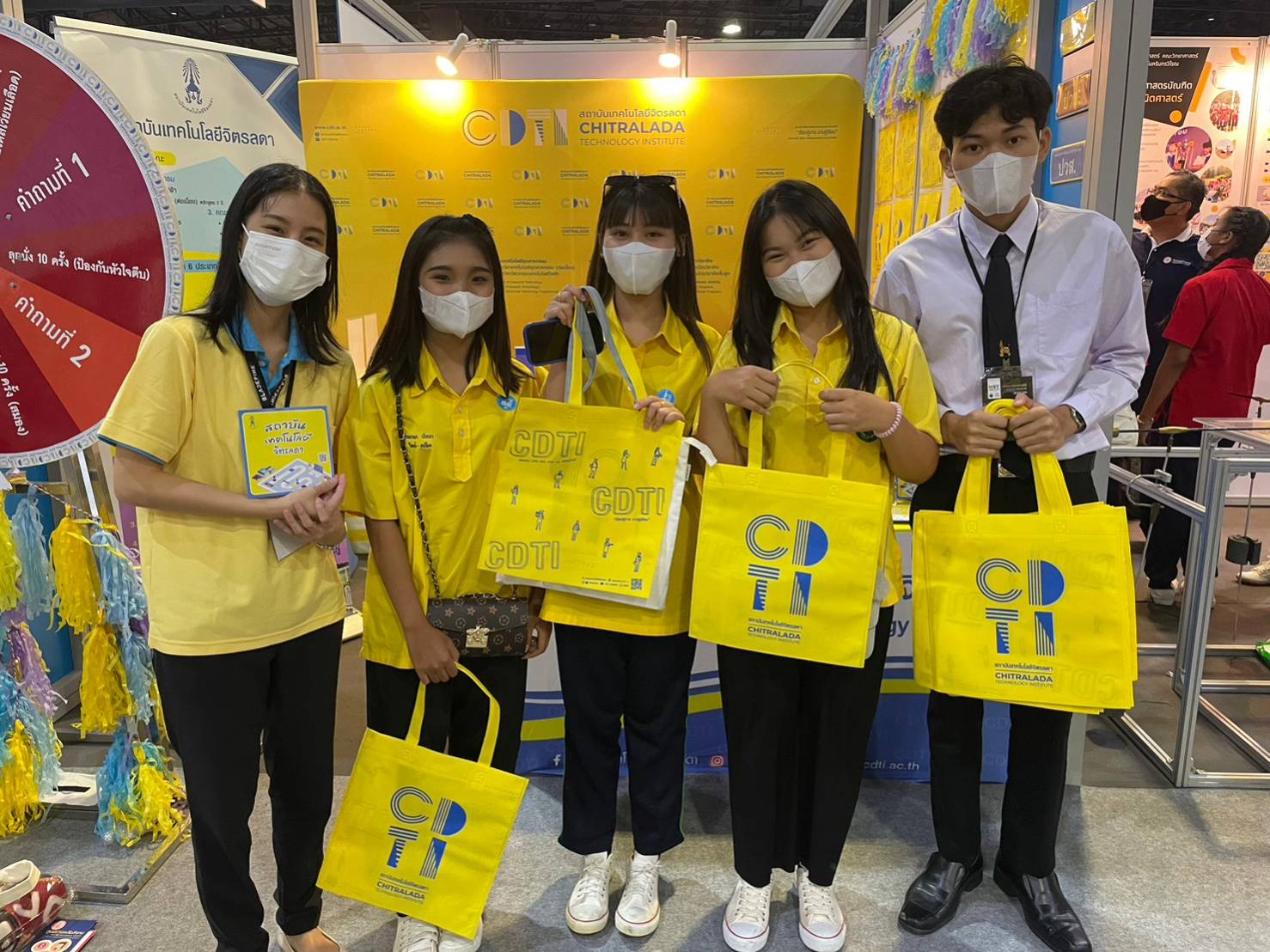 ร่วมงานมหกรรมวิทยาศาสตร์และเทคโนโลยีแห่งชาติ ประจำปี 2566 (วันที่ 9) — 1 พฤษภาคม 2025 — สถาบันเทคโนโลยีจิตรลดา CDTI