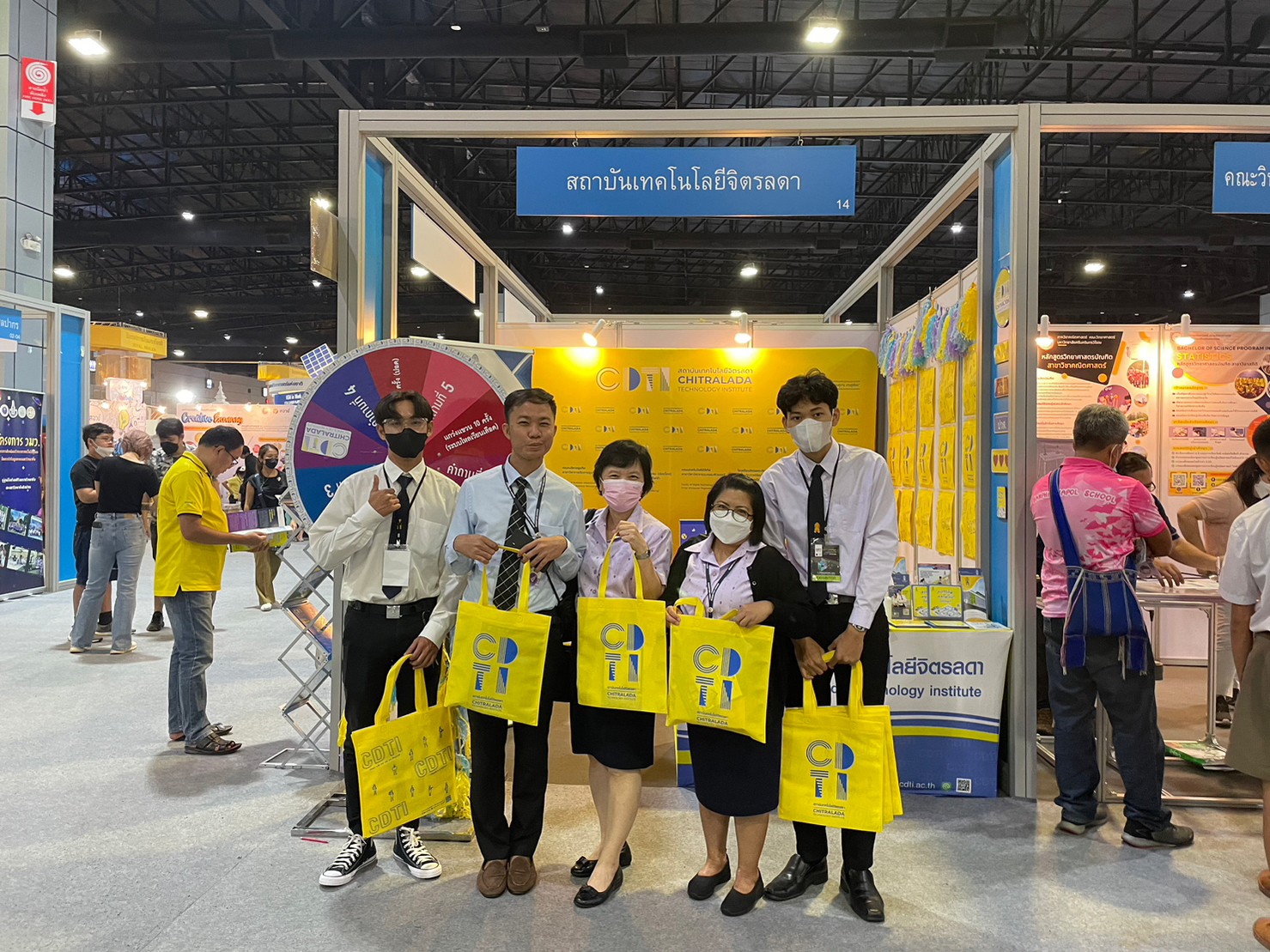 ร่วมงานมหกรรมวิทยาศาสตร์และเทคโนโลยีแห่งชาติ ประจำปี 2566 (วันที่ 9) — 1 พฤษภาคม 2025 — สถาบันเทคโนโลยีจิตรลดา CDTI