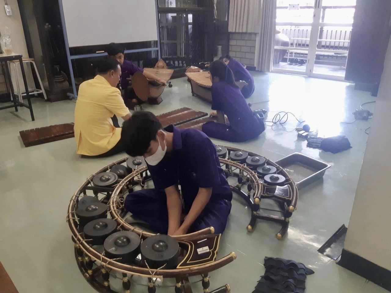 สาขาการสร้างเครื่องดนตรีไทยร่วมบริการวิชาการ — 2 พฤษภาคม 2025 — สถาบันเทคโนโลยีจิตรลดา CDTI