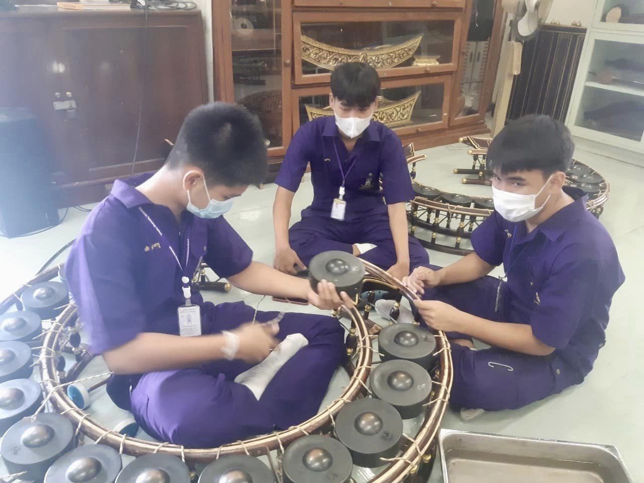 สาขาการสร้างเครื่องดนตรีไทยร่วมบริการวิชาการ — 2 พฤษภาคม 2025 — สถาบันเทคโนโลยีจิตรลดา CDTI