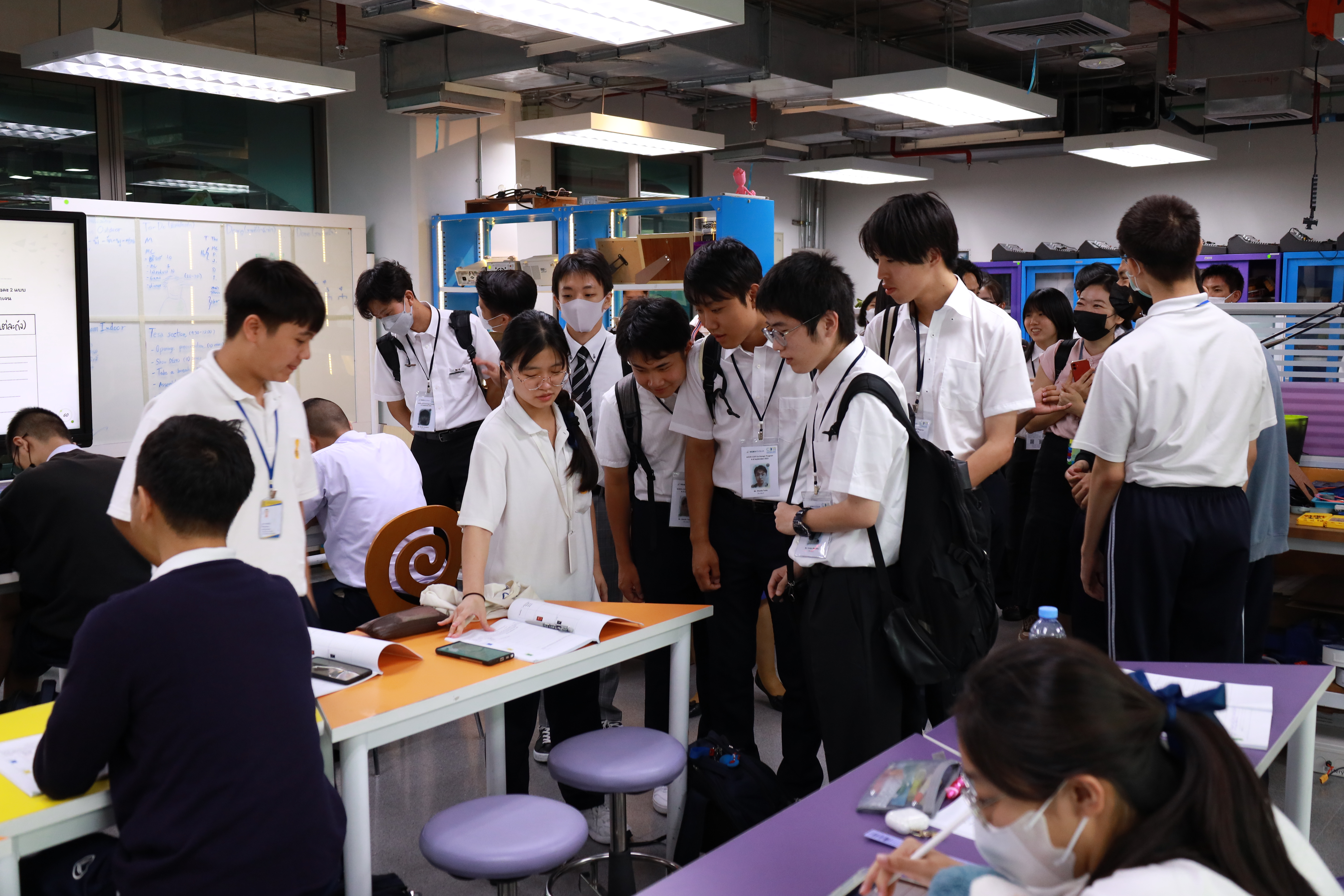 ต้อนรับอาจารย์และนักศึกษา จาก Aichi High School of Technology and Engineering (AHSTE) Advanced Course — 2 พฤษภาคม 2025 — สถาบันเทคโนโลยีจิตรลดา CDTI