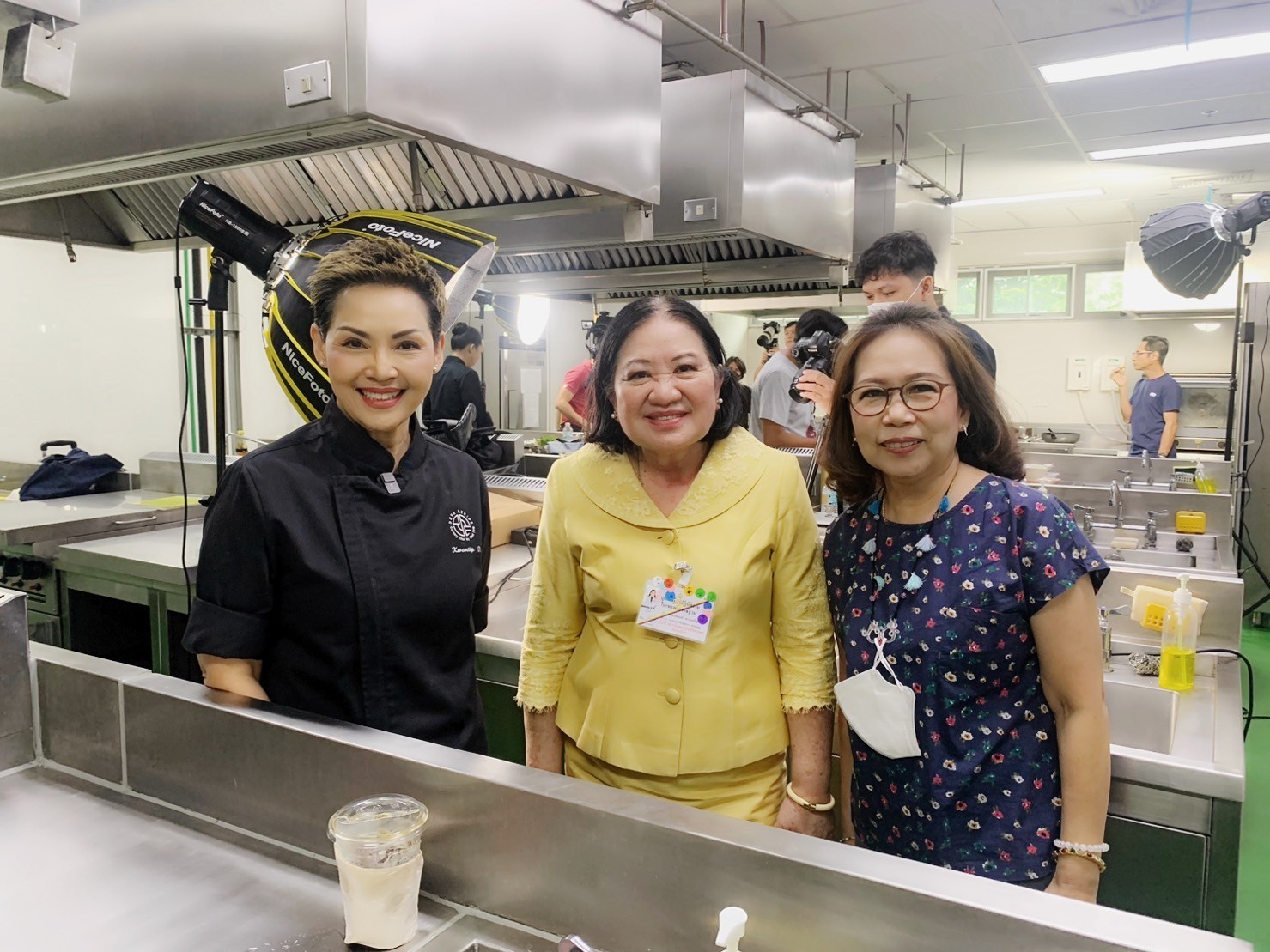 ต้อนรับคณะถ่ายทำตำราอาหาร — 1 พฤษภาคม 2025 — สถาบันเทคโนโลยีจิตรลดา CDTI