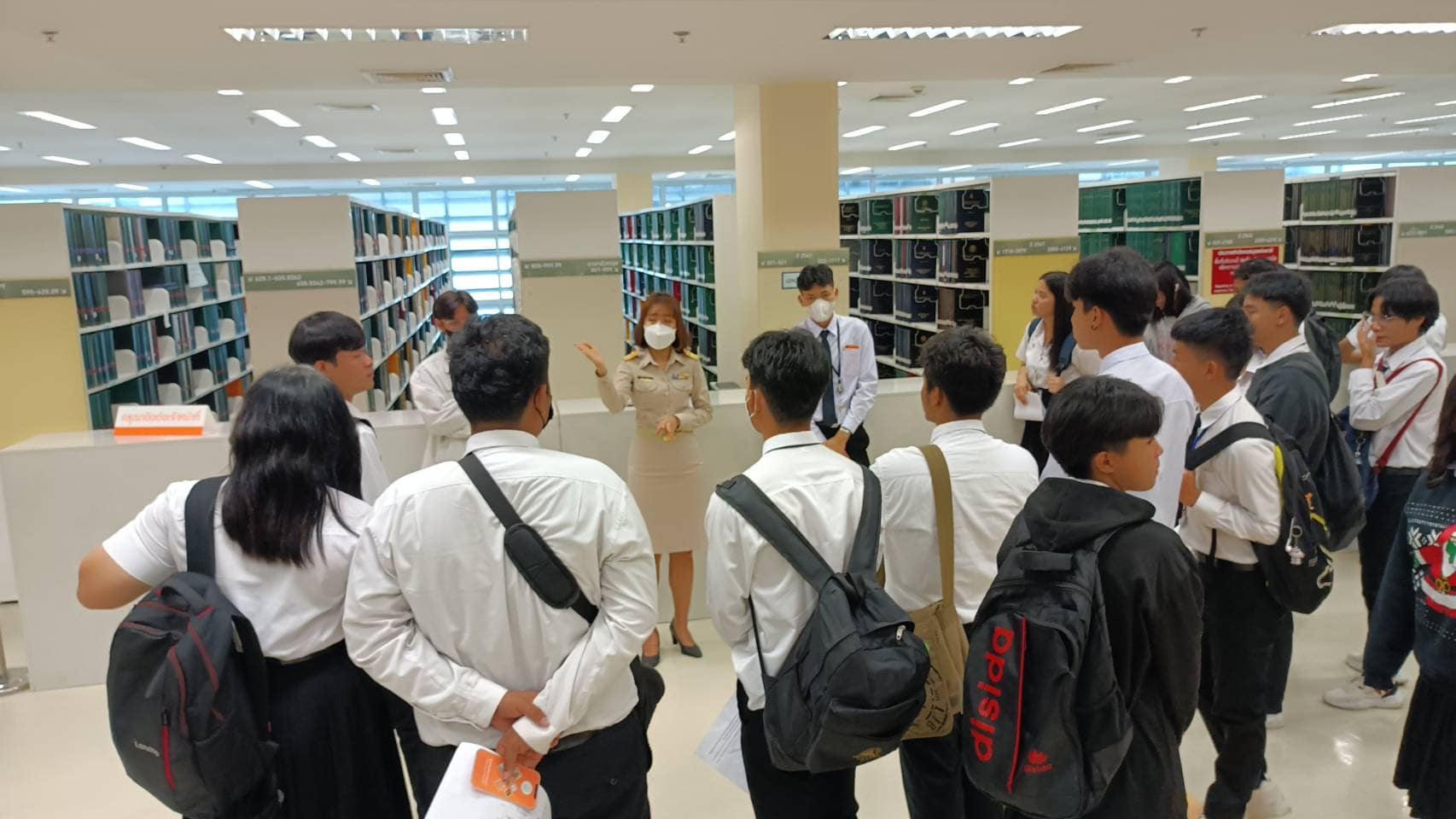 เยี่ยมชมหอสมุดแห่งชาติ — 2 พฤษภาคม 2025 — สถาบันเทคโนโลยีจิตรลดา CDTI