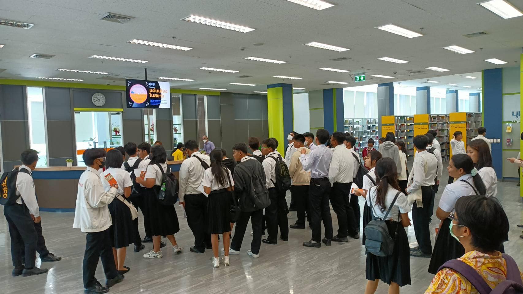 เยี่ยมชมหอสมุดแห่งชาติ — 2 พฤษภาคม 2025 — สถาบันเทคโนโลยีจิตรลดา CDTI