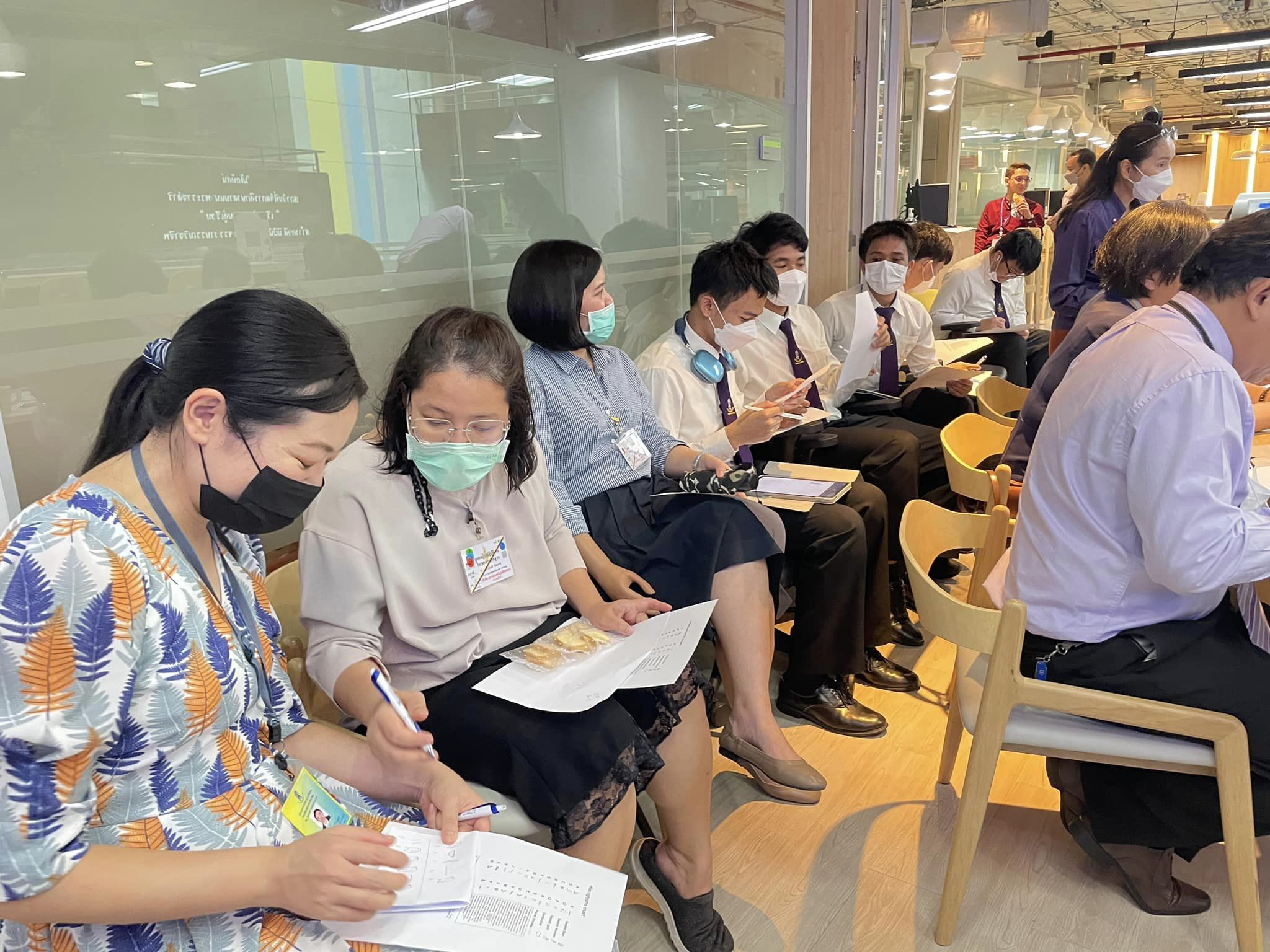 กิจกรรมแลกเปลี่ยนเรียนรู้ (KM) ในหัวข้อ "เขียนชื่อด้วยอักษรอียิปต์โบราณ" — 1 พฤษภาคม 2025 — สถาบันเทคโนโลยีจิตรลดา CDTI