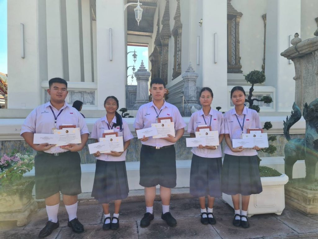 นักเรียน CDTI รับทุนการศึกษา มูลนิธิสมเด็จพระสังฆราช (ปุ่น ปุณณสิริ) — 2 พฤษภาคม 2025 — สถาบันเทคโนโลยีจิตรลดา CDTI