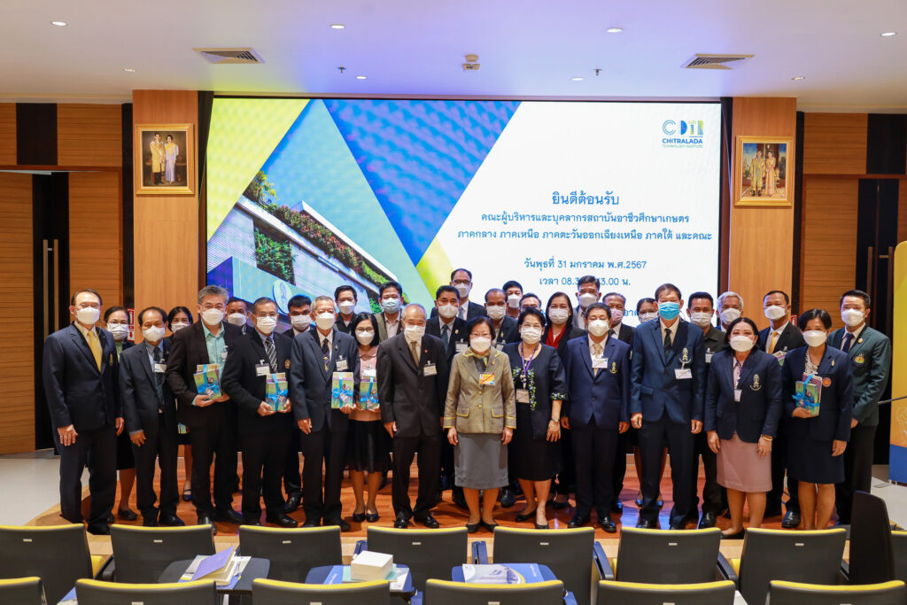 ต้อนรับคณะผู้บริหารสถาบันอาชีวศึกษา — 2 พฤษภาคม 2025 — สถาบันเทคโนโลยีจิตรลดา CDTI