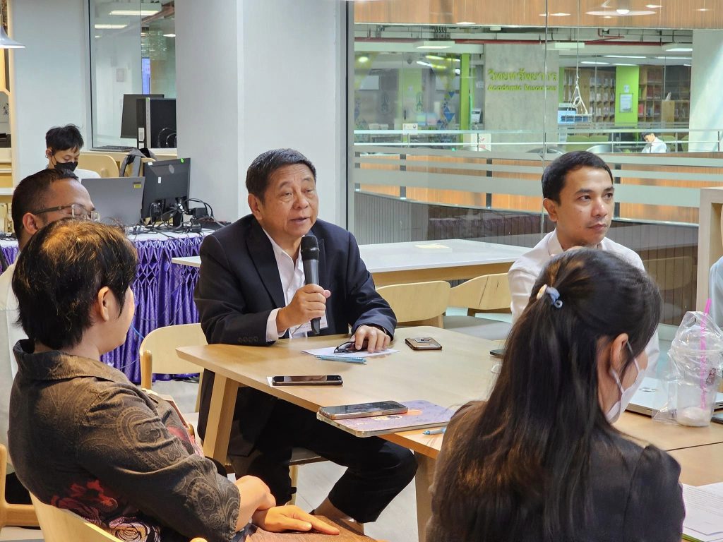 กิจกรรมแลกเปลี่ยนเรียนรู้ (KM) ในหัวข้อ "การออกแบบหลักสูตรให้สอดคล้องกับการประเมินตามรูปแบบของ AUN-QA — 1 พฤษภาคม 2025 — สถาบันเทคโนโลยีจิตรลดา CDTI
