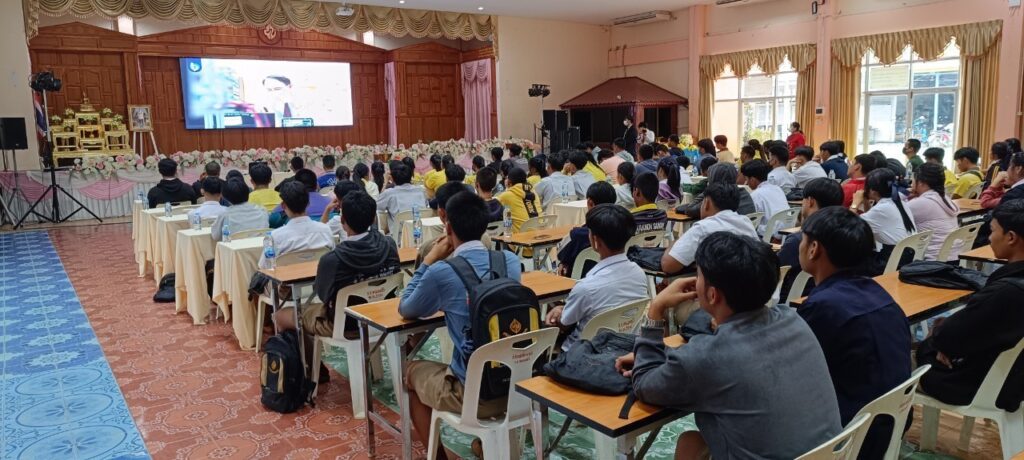 แนะแนวการศึกษาต่อ โรงเรียนหนองบัว — 2 พฤษภาคม 2025 — สถาบันเทคโนโลยีจิตรลดา CDTI