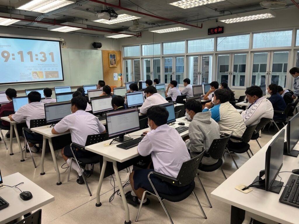 CDTI ทดสอบการศึกษา ระดับชาติ ด้านการศึกษา (V-NET) ด้วยระบบดิจิทัล ปีการศึกษา 2566 — 2 พฤษภาคม 2025 — สถาบันเทคโนโลยีจิตรลดา CDTI