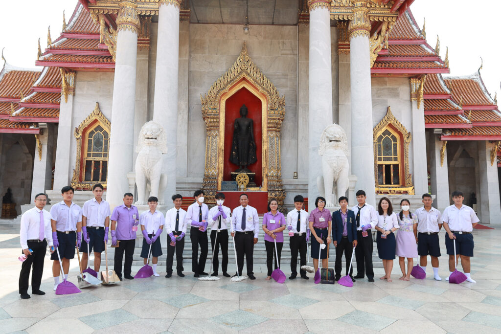 พิธีทำบุญถวายเป็นพระราชกุศลเนื่องในวันคล้ายวันพระราชสมภพ และกิจกรรมจิตอาสา — 24 เมษายน 2025 — สถาบันเทคโนโลยีจิตรลดา CDTI