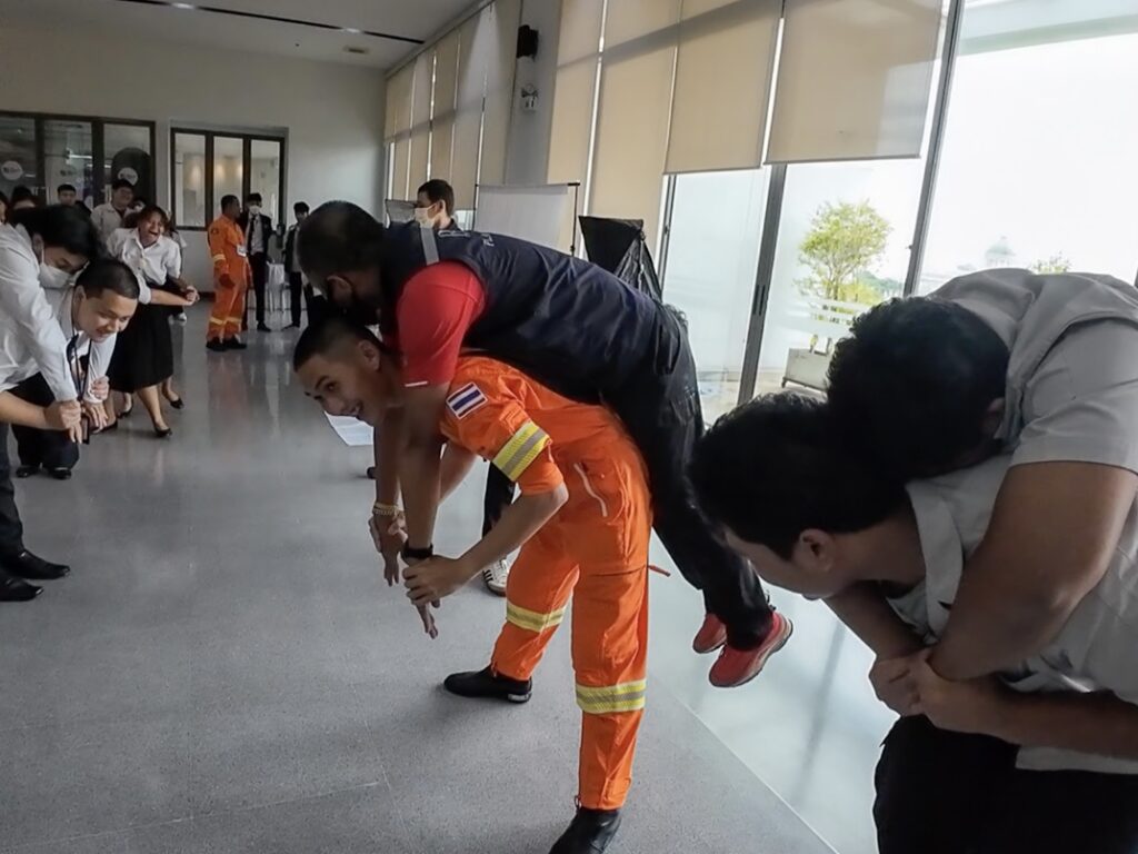 อบรมการดับเพลิงและฝึกซ้อมอพยพหนีไฟ ครั้งที่ 2 — 2 พฤษภาคม 2025 — สถาบันเทคโนโลยีจิตรลดา CDTI