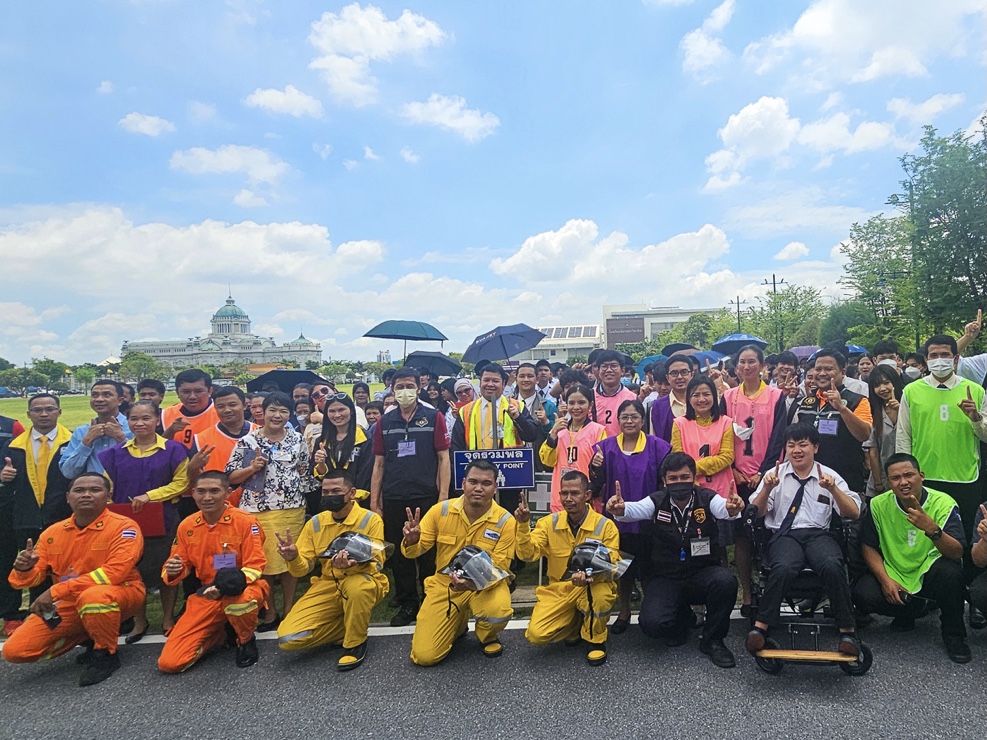 อบรมการดับเพลิงและฝึกซ้อมอพยพหนีไฟ ครั้งที่ 2 — 2 พฤษภาคม 2025 — สถาบันเทคโนโลยีจิตรลดา CDTI