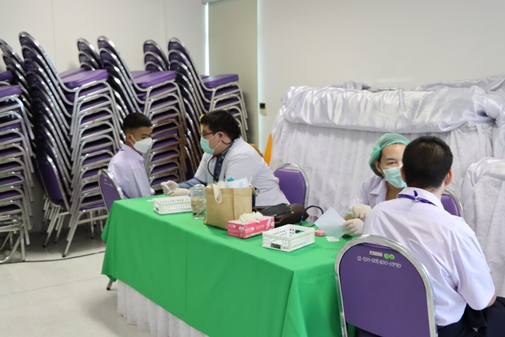 CDTI ตรวจสุขภาพ ประจำปีการศึกษา 2567 — 2 พฤษภาคม 2025 — สถาบันเทคโนโลยีจิตรลดา CDTI