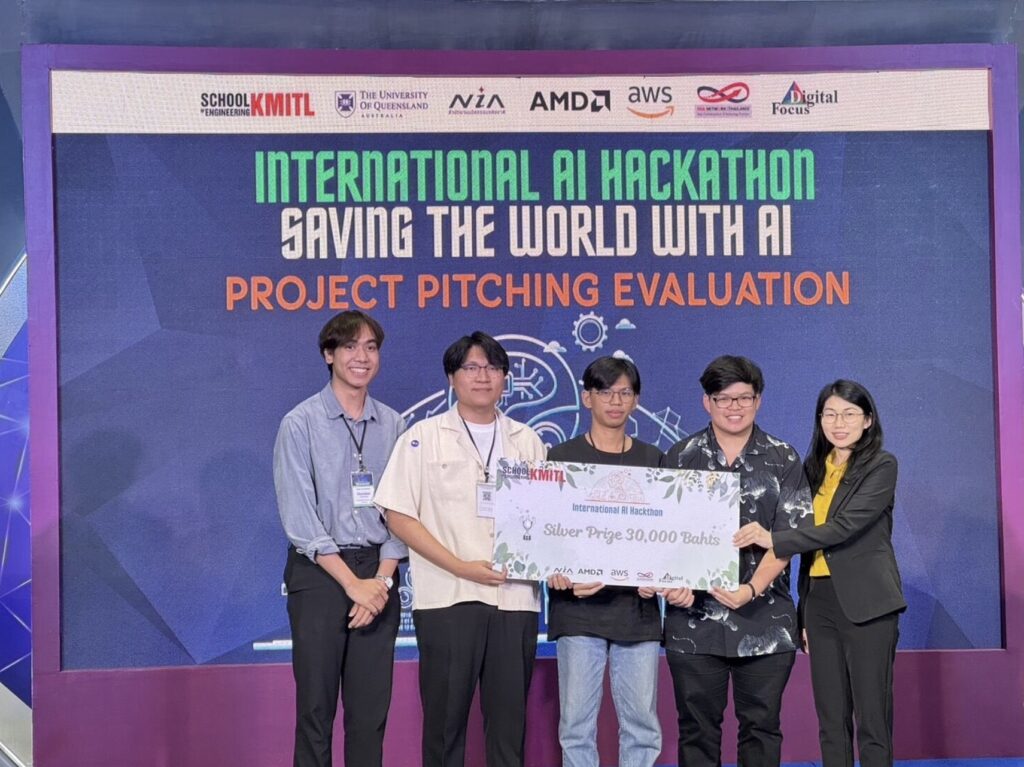 ขอแสดงความยินดีกับทีม LinearOnly นักศึกษาวิศวกรรมคอมพิวเตอร์ สถาบันเทคโนโลยีจิตรดา — 1 พฤษภาคม 2025 — สถาบันเทคโนโลยีจิตรลดา CDTI