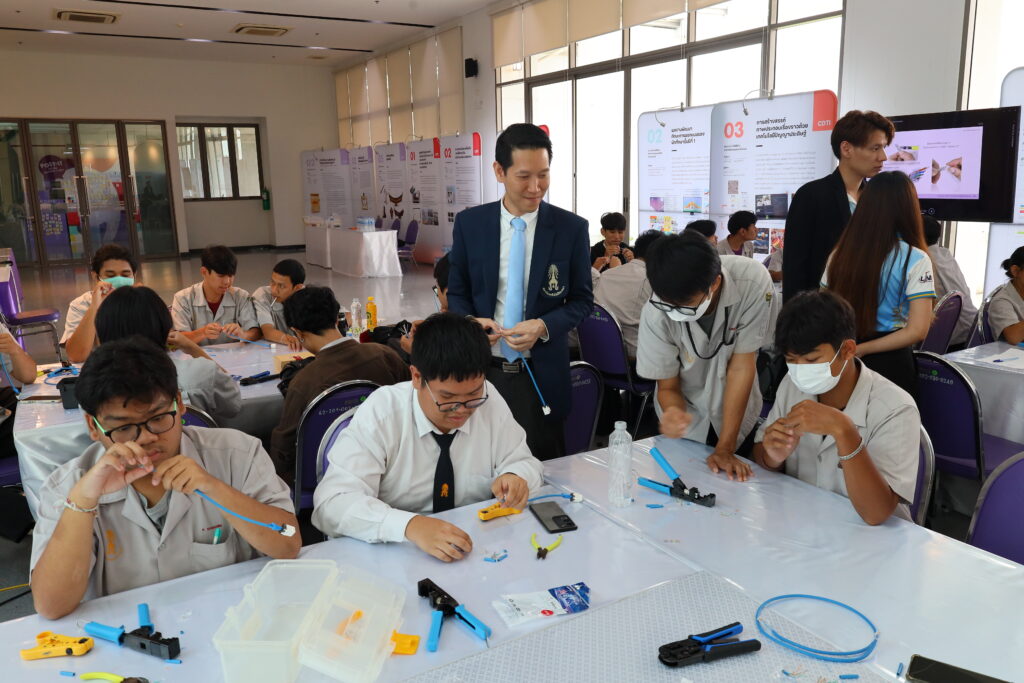 Link Campus Cabling & Networking — 2 พฤษภาคม 2025 — สถาบันเทคโนโลยีจิตรลดา CDTI