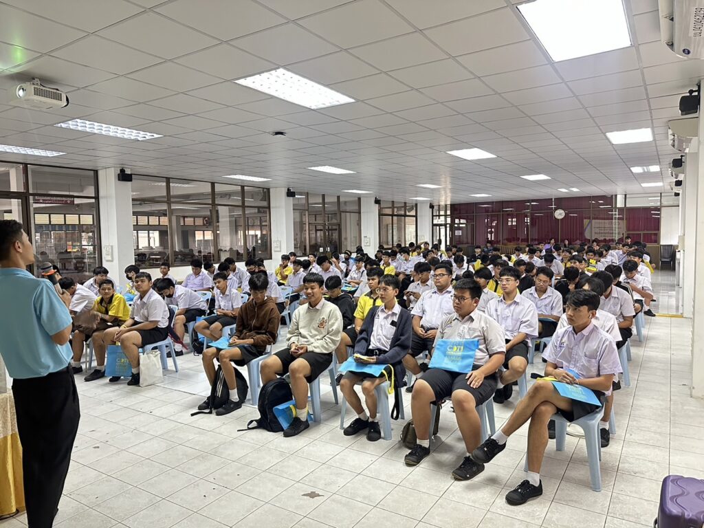 แนะแนวการศึกษาต่อโรงเรียนวัดบวรนิเวศ — 2 พฤษภาคม 2025 — สถาบันเทคโนโลยีจิตรลดา CDTI