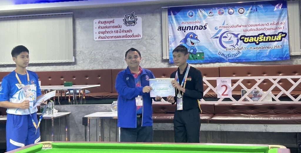 สจด.ขอแสดงความยินดีกับกับนักเรียนที่คว้ารางวัลใน การแข่งขัน กีฬาเยาวชนแห่งชาติ ครั้งที่ 40 “ชลบุรีเกมส์ 2024” — 1 พฤษภาคม 2025 — สถาบันเทคโนโลยีจิตรลดา CDTI