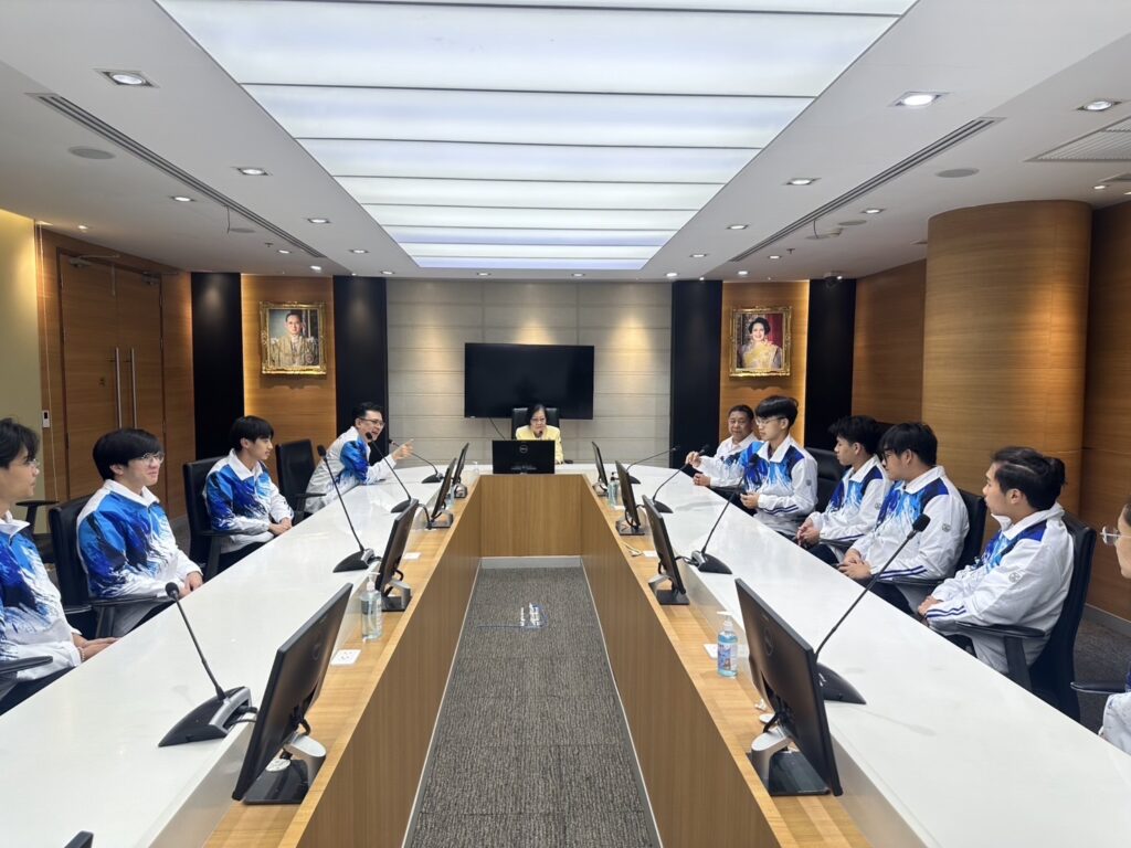 ให้โอวาทและกำลังใจ ตัวแทนนักศึกษา สจด. เข้าร่วมแข่งขันกีฬามหาวิทยาลัยแห่งประเทศไทย ครั้งที่ 50 — 1 พฤษภาคม 2025 — สถาบันเทคโนโลยีจิตรลดา CDTI