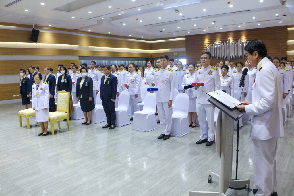 สจด.ร่วมพิธีรับพระราชทานเครื่องราชอิสริยาภรณ์เบื้องหน้าพระบรมฉายาลักษณ์พระบาทสมเด็จพระเจ้าอยู่หัว — 27 เมษายน 2025 — สถาบันเทคโนโลยีจิตรลดา CDTI