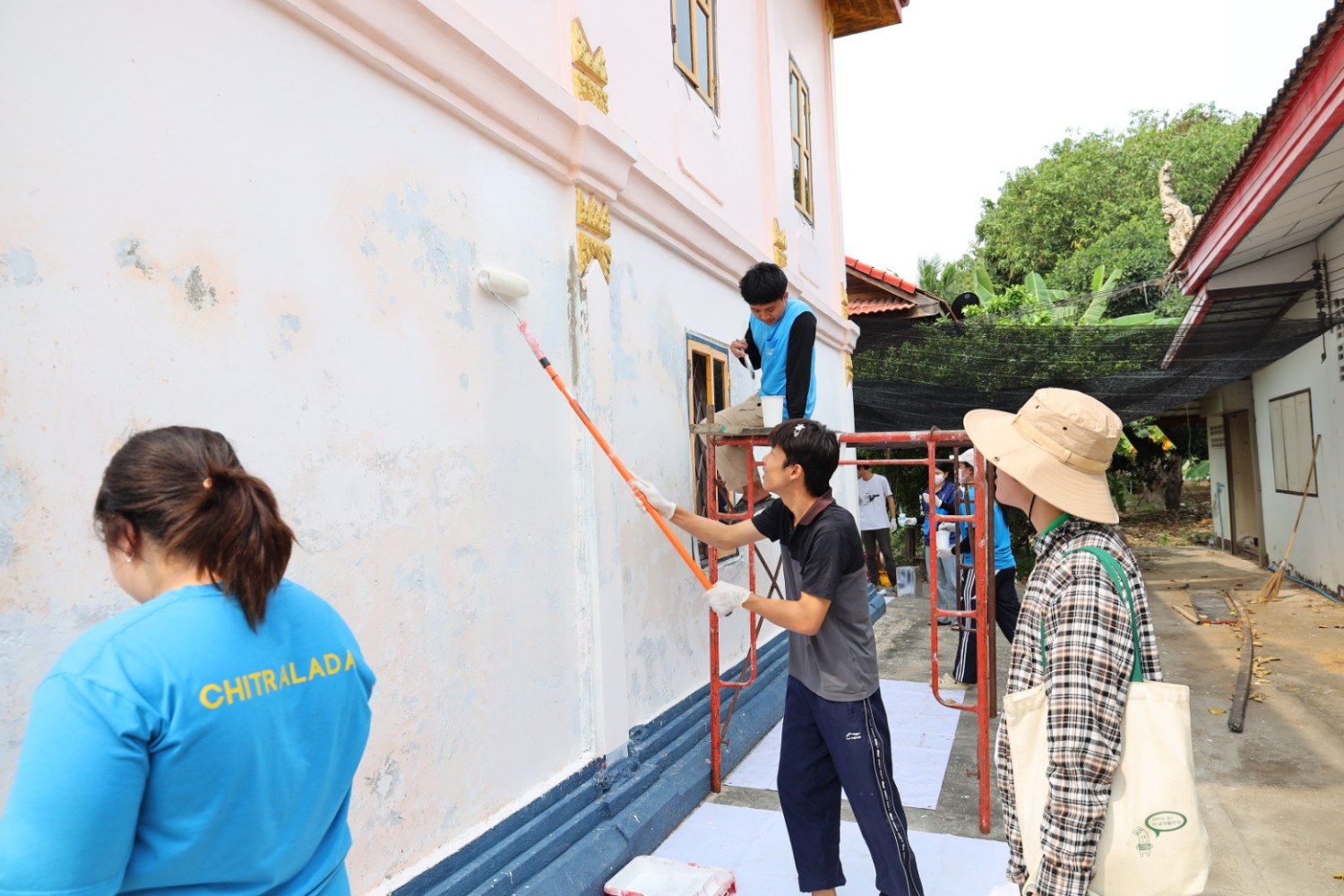 สจด. เยี่ยมชมกิจกรรมและให้กำลังใจนักเรียน นักศึกษา ภายใต้โครงการ CDTI Volunteer Camp 2025 ครั้งที่ 6 ประจำปีการศึกษา 2568 — 1 พฤษภาคม 2025 — สถาบันเทคโนโลยีจิตรลดา CDTI