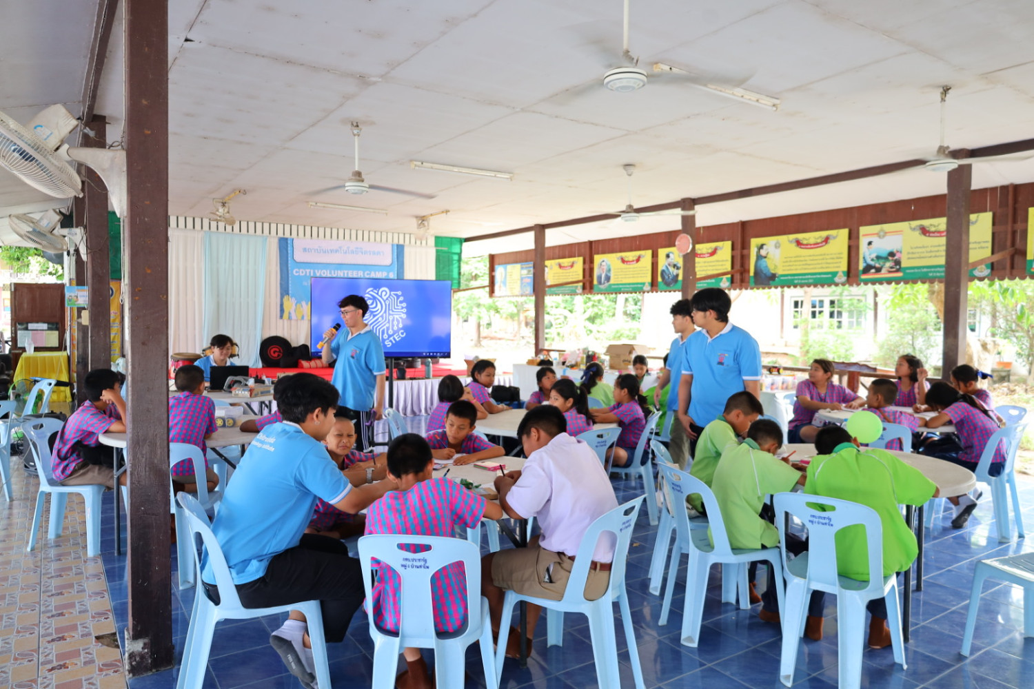สจด. เยี่ยมชมกิจกรรมและให้กำลังใจนักเรียน นักศึกษา ภายใต้โครงการ CDTI Volunteer Camp 2025 ครั้งที่ 6 ประจำปีการศึกษา 2568 — 1 พฤษภาคม 2025 — สถาบันเทคโนโลยีจิตรลดา CDTI