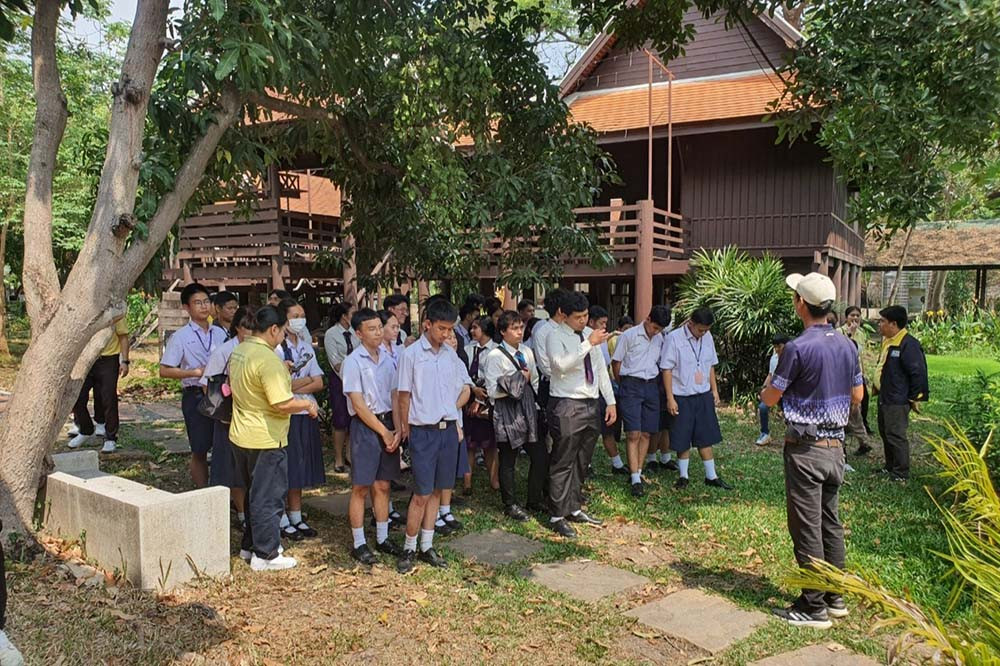 สจด. นำนักเรียน นักศึกษา ทุน กสศ. เยี่ยมชมพิพิธภัณฑ์เกษตรเฉลิมพระเกียรติฯ จังหวัดปทุมธานี — 1 พฤษภาคม 2025 — สถาบันเทคโนโลยีจิตรลดา CDTI