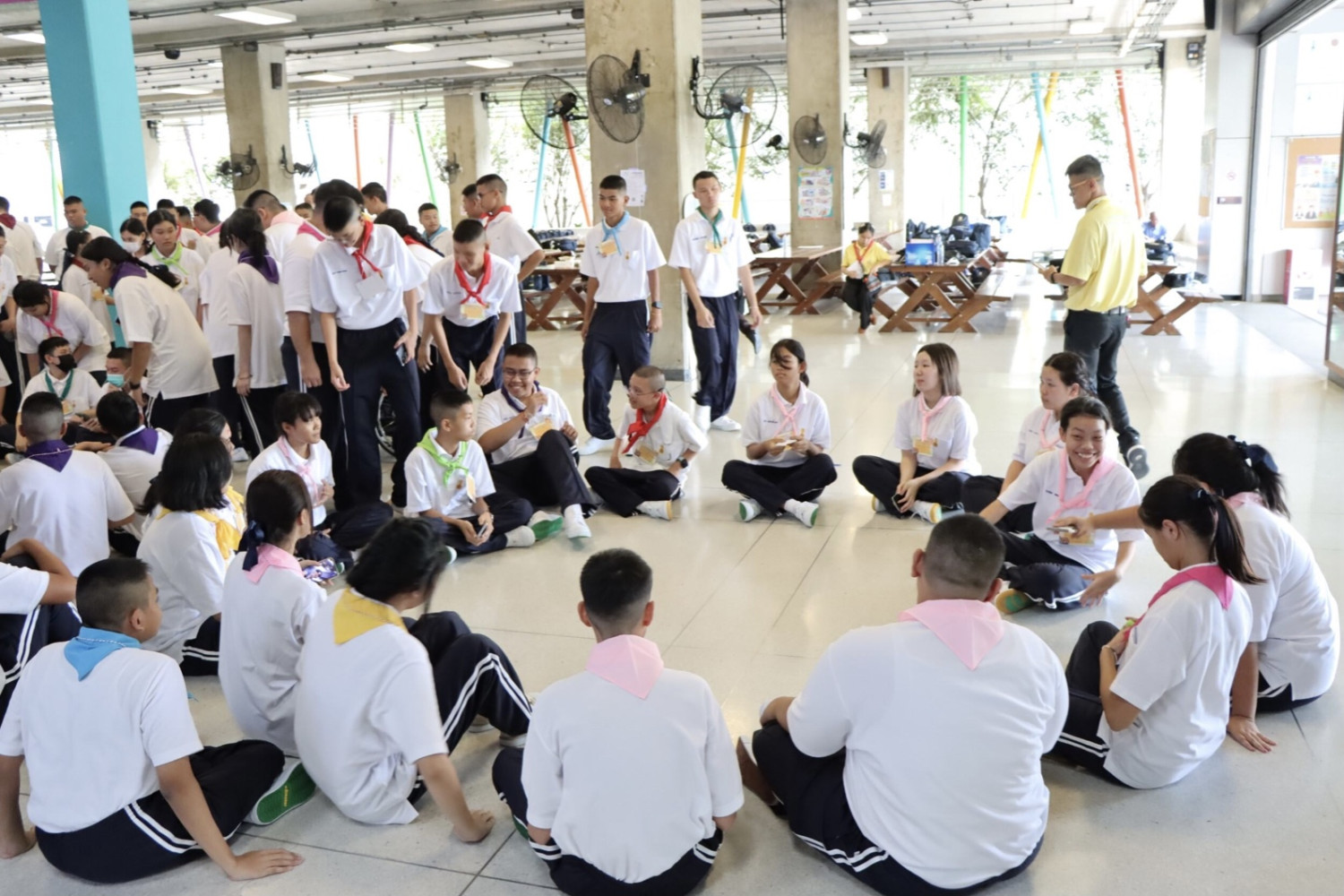สจด. ร่วมกิจกรรม "ปฐมนิเทศและค่ายกระชับมิตร" รุ่นที่ 22 ประจำปีการศึกษา 2568 — 5 พฤษภาคม 2025 — สถาบันเทคโนโลยีจิตรลดา CDTI