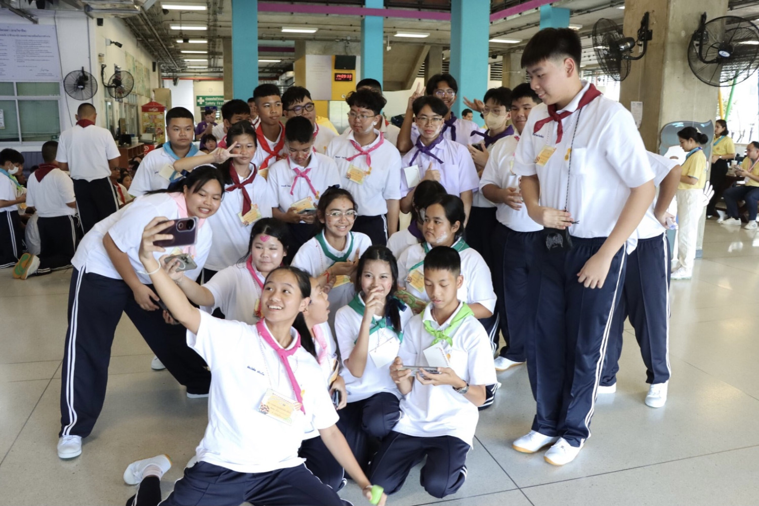 สจด. ร่วมกิจกรรม "ปฐมนิเทศและค่ายกระชับมิตร" รุ่นที่ 22 ประจำปีการศึกษา 2568 — 5 พฤษภาคม 2025 — สถาบันเทคโนโลยีจิตรลดา CDTI