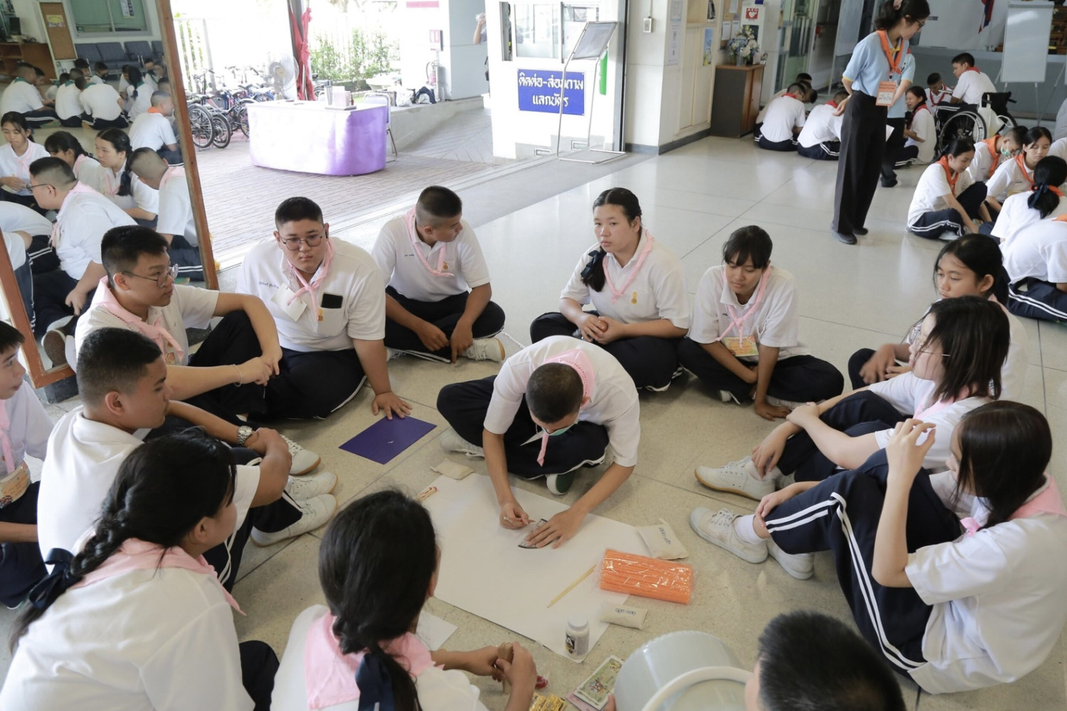 สจด. ร่วมกิจกรรม "ปฐมนิเทศและค่ายกระชับมิตร" รุ่นที่ 22 ประจำปีการศึกษา 2568 — 5 พฤษภาคม 2025 — สถาบันเทคโนโลยีจิตรลดา CDTI