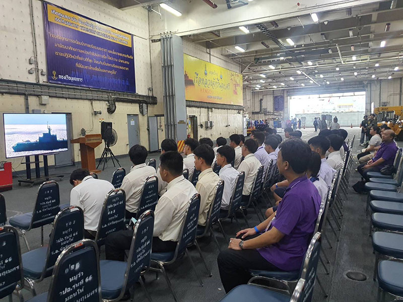 สจด. นำนักเรียน นักศึกษาเข้าร่วมโครงการเรียนรู้บูรณาการศึกษา เยี่ยมชมเรือตัดน้ำแข็งเสว่หลง 2 (Xuelong 2) — 22 พฤษภาคม 2025 — สถาบันเทคโนโลยีจิตรลดา CDTI