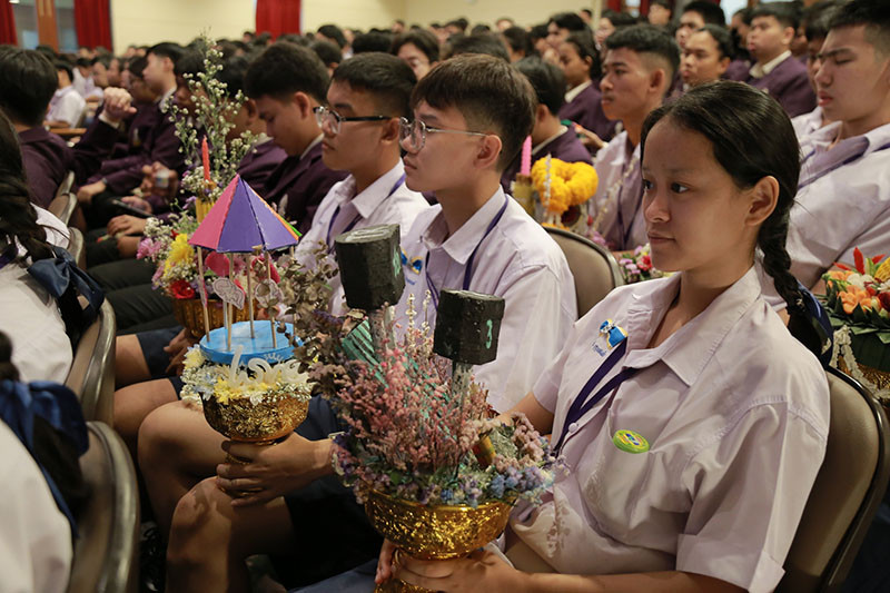 พิธีไหว้ครู ระดับประกาศนียบัตรวิชาชีพ ประจำปีการศึกษา 2568 — 20 มิถุนายน 2025 — สถาบันเทคโนโลยีจิตรลดา CDTI