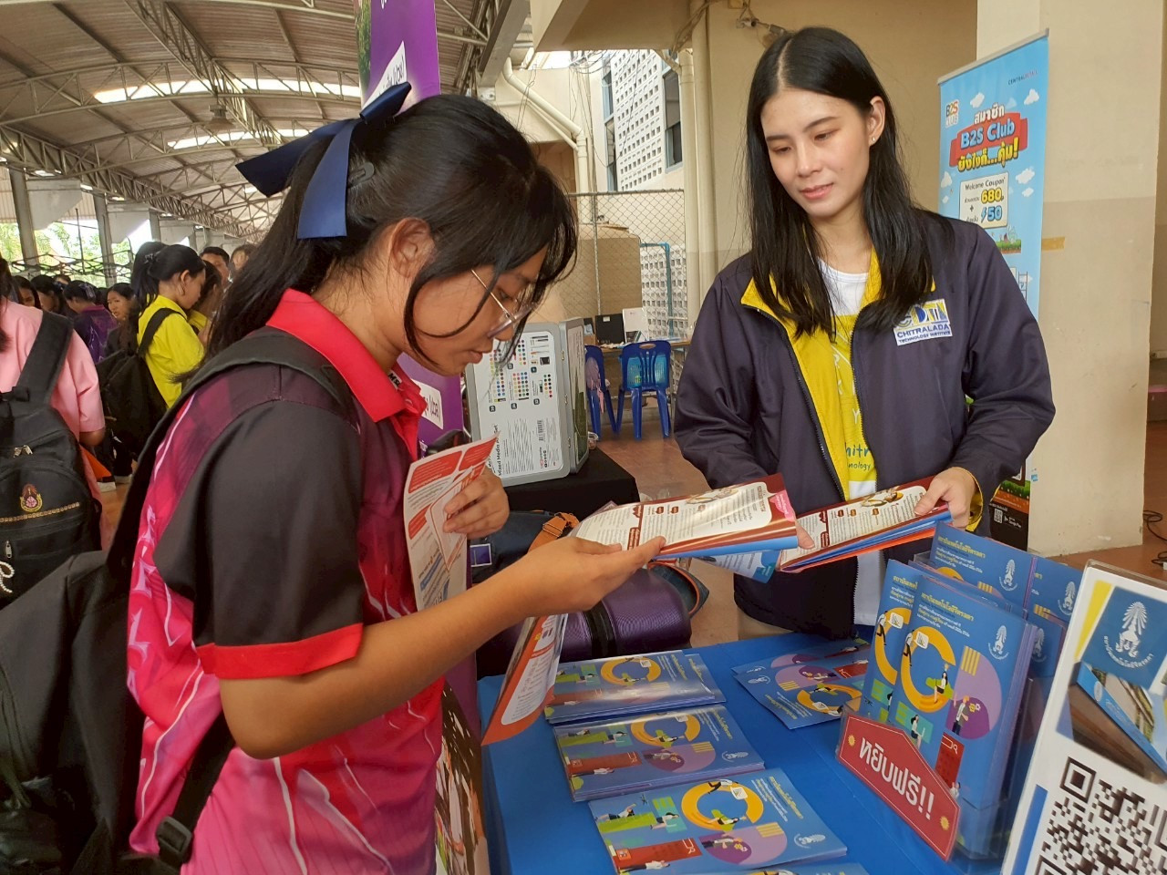 สจด. ร่วมงานแนะแนวศึกษาต่อโรงเรียนมาบตาพุดพันพิทยาคาร จังหวัดระยอง — 13 มิถุนายน 2025 — สถาบันเทคโนโลยีจิตรลดา CDTI