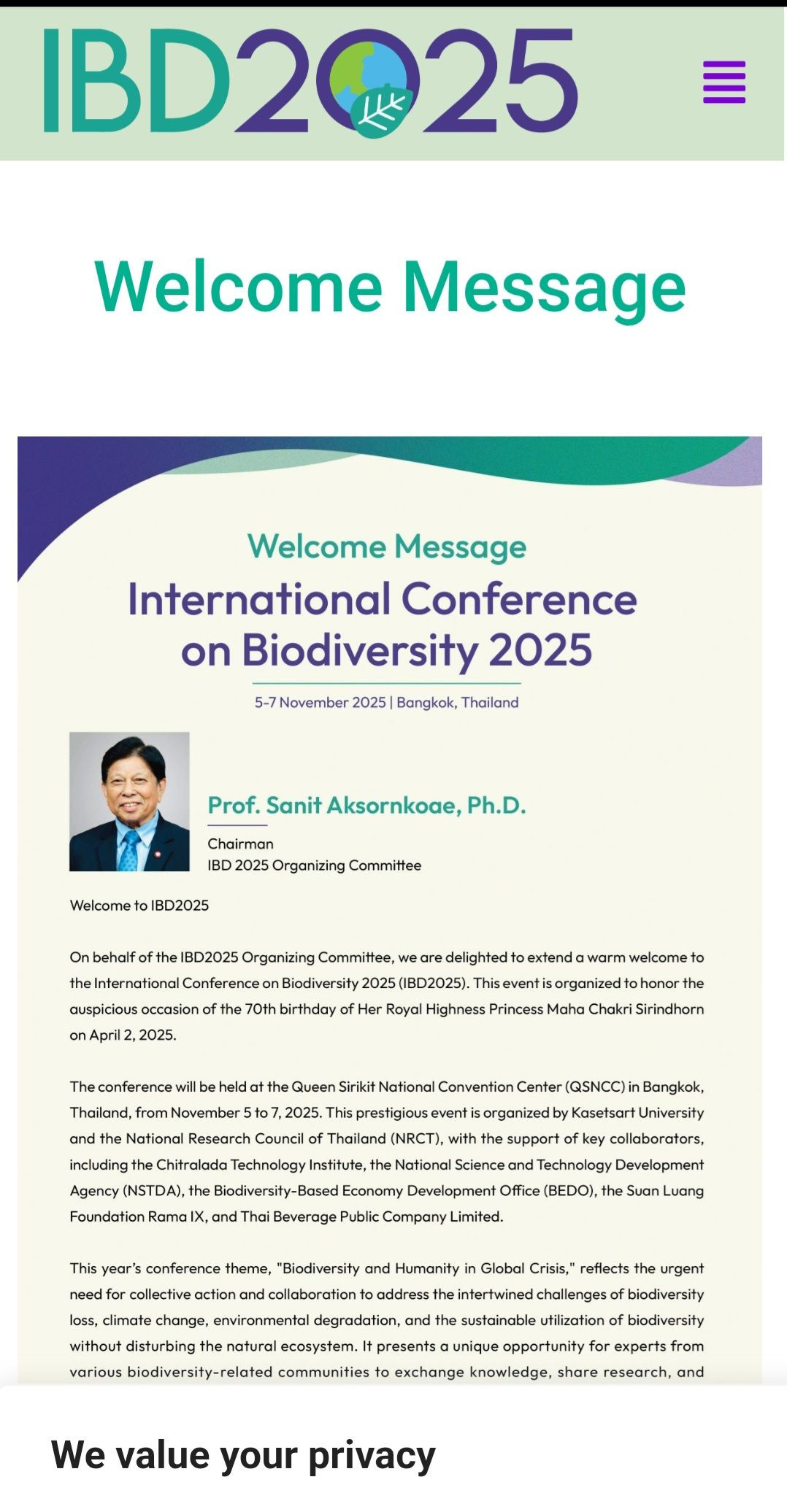 เชิญชวนผู้ที่สนใจส่งบทความวิชาการเข้าร่วมการประชุม IBD2025 เหลือเวลาอีก 15 วันเท่านั้น!! — 17 มิถุนายน 2025 — สถาบันเทคโนโลยีจิตรลดา CDTI