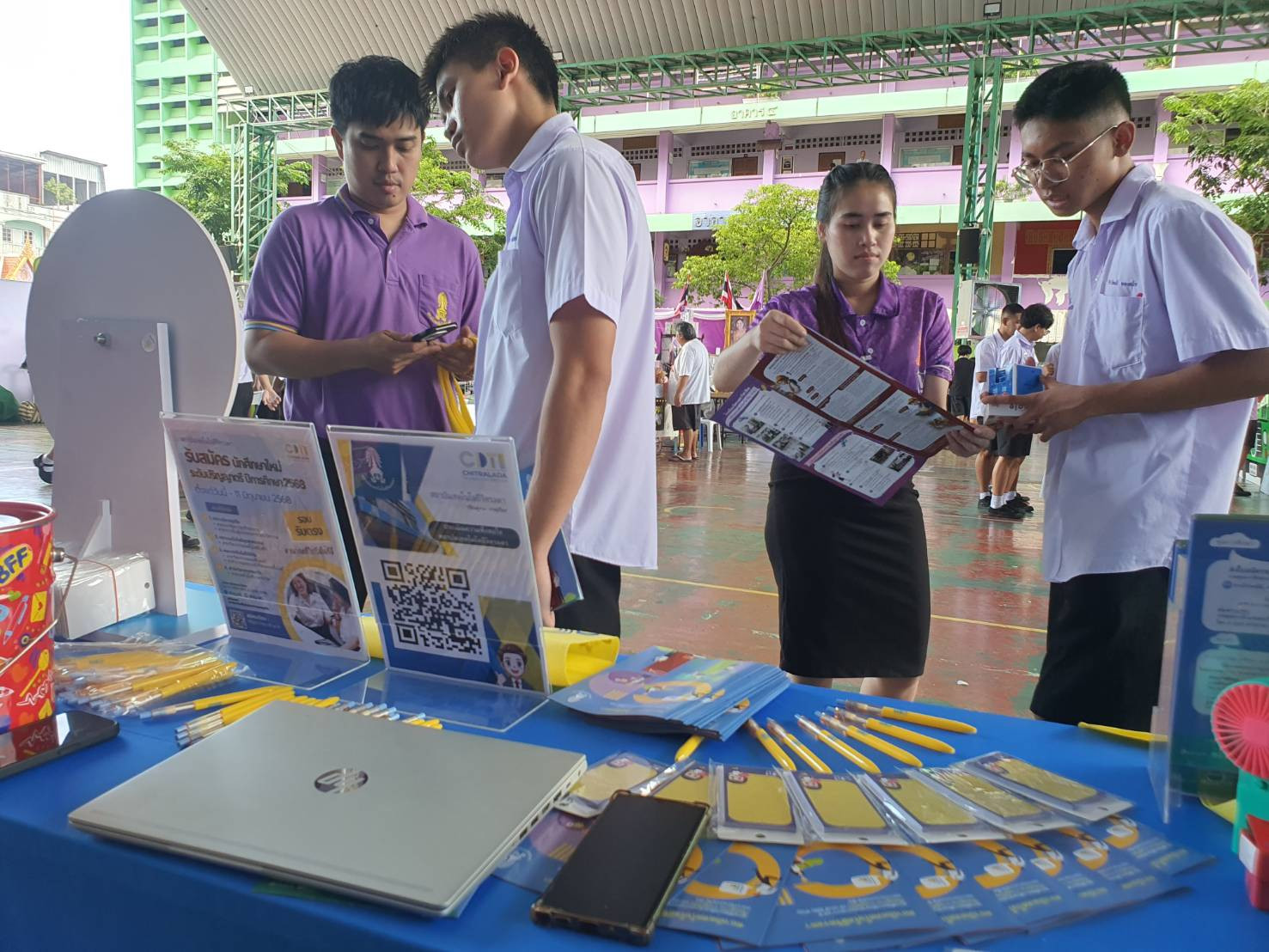 สจด. ร่วมแนะแนวศึกษาต่อ โรงเรียนวัดนวลนรดิศ เขตภาษีเจริญ — 12 มิถุนายน 2025 — สถาบันเทคโนโลยีจิตรลดา CDTI