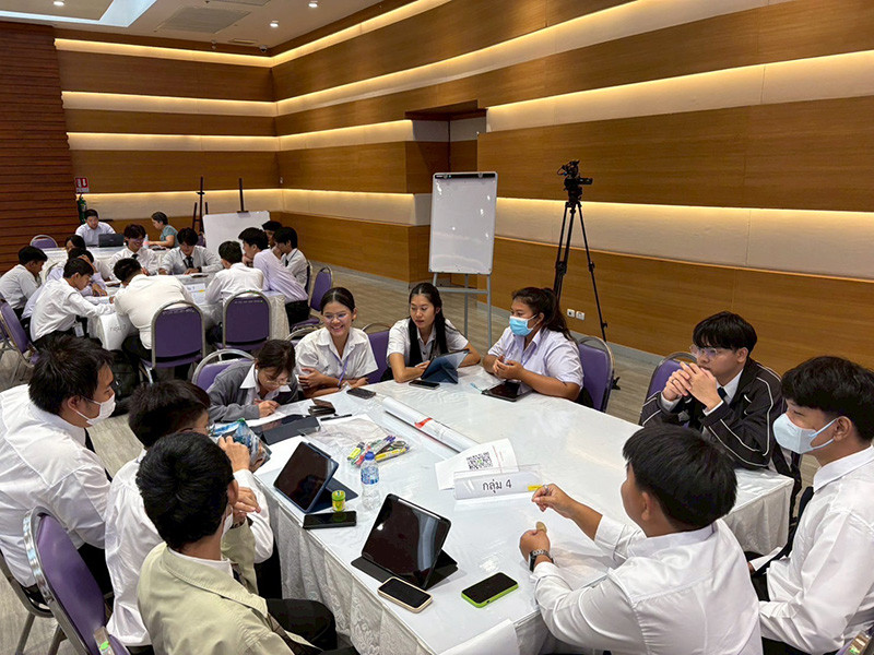 สจด. จัดการเรียนการสอนแบบบูรณาการผ่านกิจกรรม ในรายวิชาการคิดเชิงออกแบบเพื่อพัฒนาความเป็นผู้ประกอบการ (Design Thinking for Entrepreneurship) — 17 มิถุนายน 2025 — สถาบันเทคโนโลยีจิตรลดา CDTI