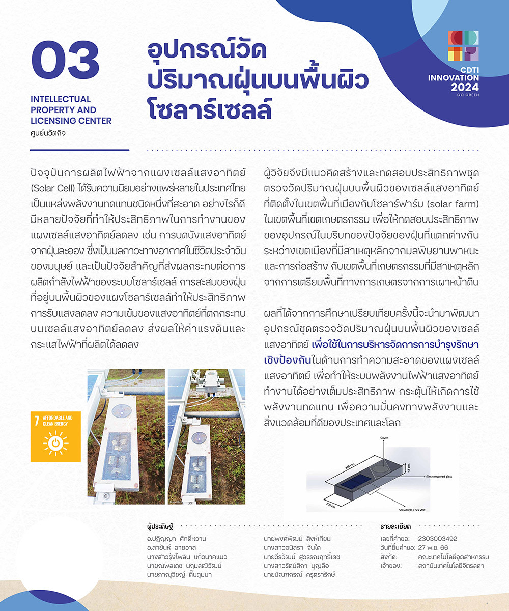 สถาบันเทคโนโลยีจิตรลดา — 4 กรกฎาคม 2025 — สถาบันเทคโนโลยีจิตรลดา CDTI
