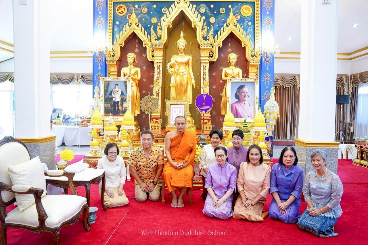สจด. ร่วมพิธีทำบุญอายุครบ ๔๖ ปี และฉลองสัญญาบัตร พัดยศ เสาเสมาธรรมจักร — 27 กรกฎาคม 2025 — สถาบันเทคโนโลยีจิตรลดา CDTI