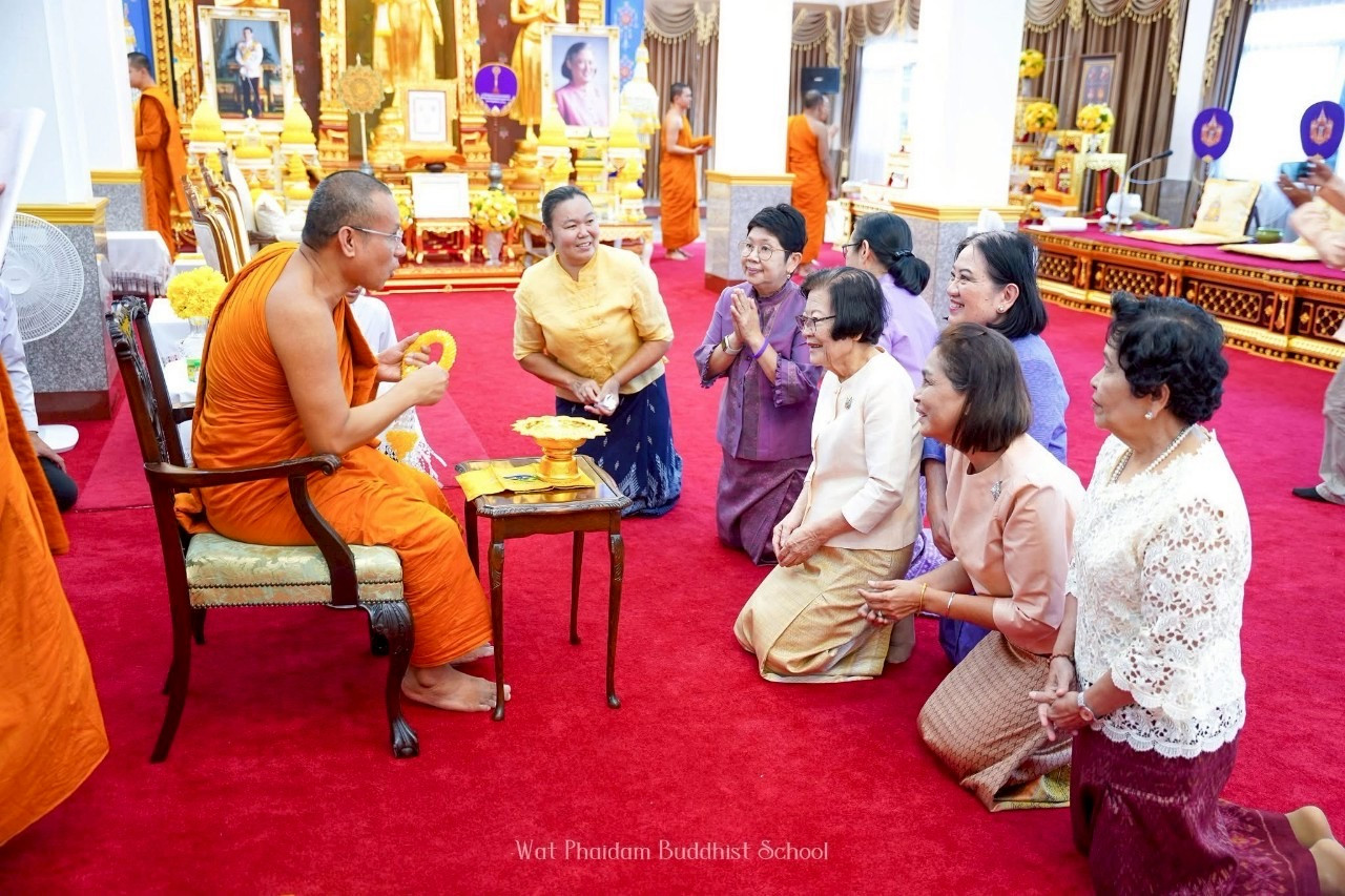 สจด. ร่วมพิธีทำบุญอายุครบ ๔๖ ปี และฉลองสัญญาบัตร พัดยศ เสาเสมาธรรมจักร — 27 กรกฎาคม 2025 — สถาบันเทคโนโลยีจิตรลดา CDTI
