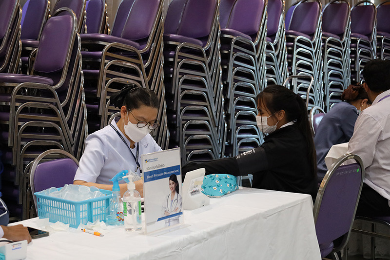 สจด. ดำเนินการตรวจสุขภาพ ประจำปีการศึกษา 2568 ให้กับนักศึกษา ระดับปริญญาตรี ชั้นปีที่ 1 — 21 สิงหาคม 2025 — สถาบันเทคโนโลยีจิตรลดา CDTI