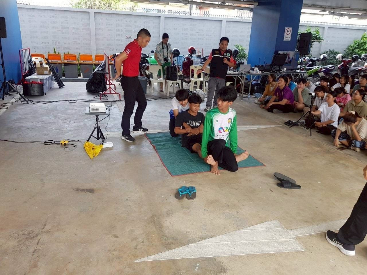 สจด. จัดอบรมและฝึกซ้อมการอพยพหนีไฟ หอพักนักเรียนนักศึกษาสถาบันเทคโนโลยีจิตรลดา ประจำปีการศึกษา 2568 — 2 สิงหาคม 2025 — สถาบันเทคโนโลยีจิตรลดา CDTI