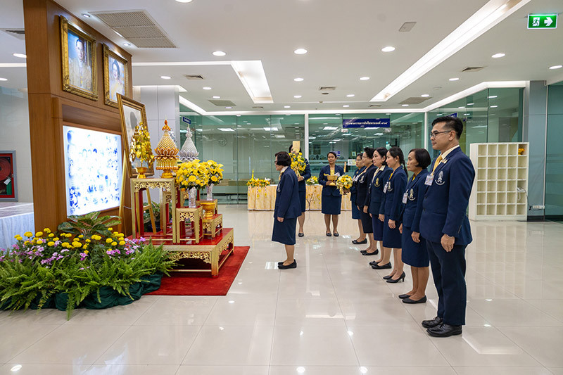 สจด. ร่วมถวายพระพรหน้าพระบรมฉายาลักษณ์ พระบาทสมเด็จพระปรเมนทรรามาธิบดีศรีสินทรมหาวชิราลงกรณ พระวชิรเกล้าเจ้าอยู่หัว — 31 กรกฎาคม 2025 — สถาบันเทคโนโลยีจิตรลดา CDTI
