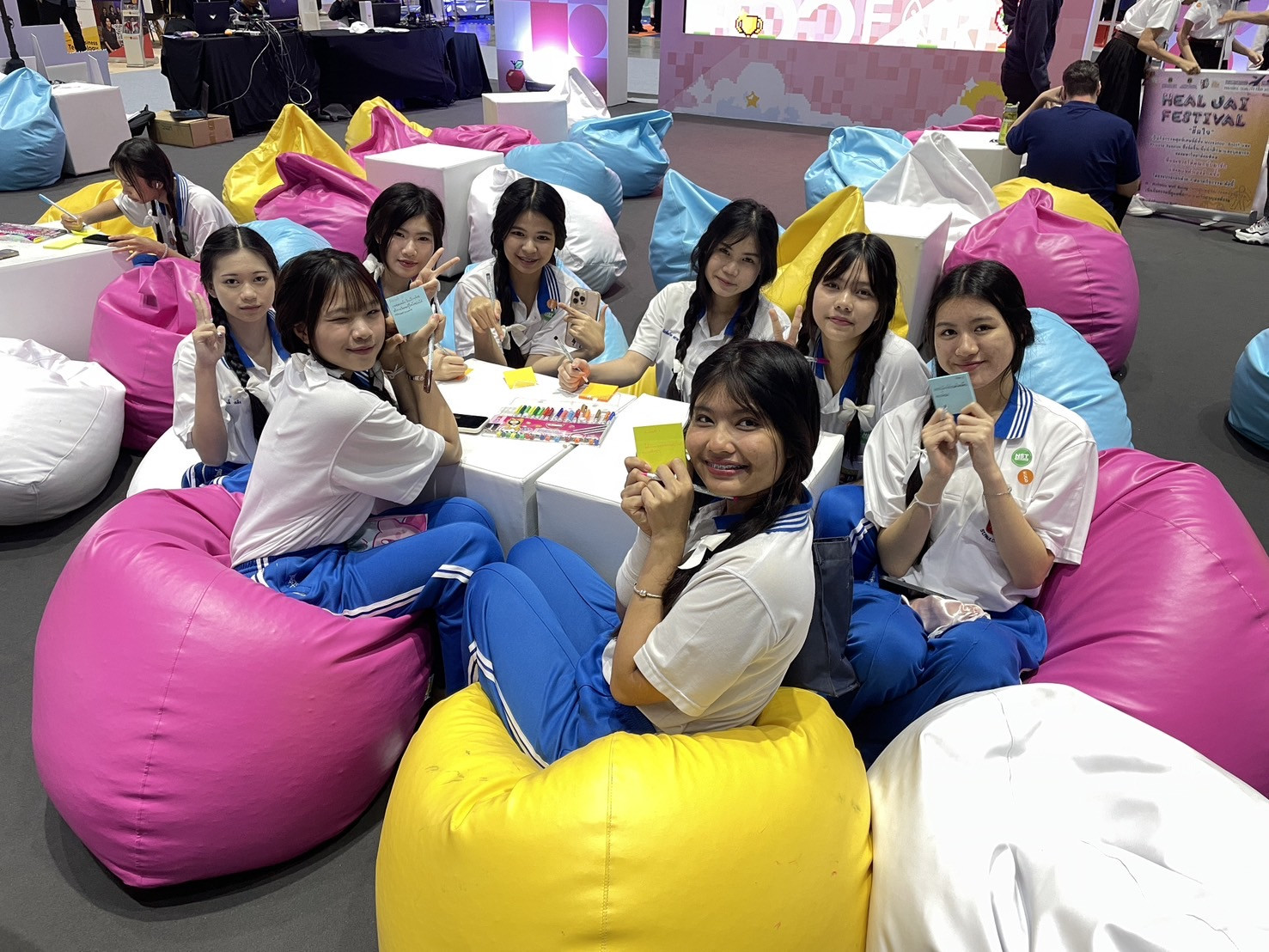 สจด. เข้าร่วมจัดนิทรรศการ "อว.แฟร์ 2568" Zone B: Learning Arcade ในบูธ U Well – Being Station — 15 สิงหาคม 2025 — สถาบันเทคโนโลยีจิตรลดา CDTI
