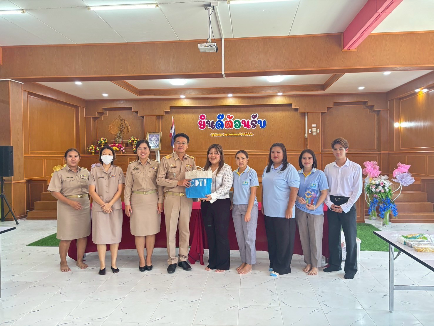 สจด. จัดโครงการ : BA CDTI Get Ready For The Future และแนะนำหลักสูตรศึกษาต่อระดับปริญญาตรี โรงเรียนสามโก้วิทยาคม จังหวัดอ่างทอง — 6 สิงหาคม 2025 — สถาบันเทคโนโลยีจิตรลดา CDTI