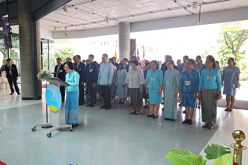 สจด. ร่วมถวายพระพรชัยมงคลเนื่องในวันเฉลิมพระชนมพรรษา สมเด็จพระนางเจ้าสิริกิติ์ พระบรมราชินีนาถ พระบรมราชชนนีพันปีหลวง — 8 สิงหาคม 2025 — สถาบันเทคโนโลยีจิตรลดา CDTI