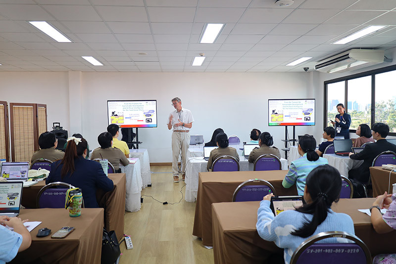 สจด. จัดฝึกอบรม TRAINING FOR SUSTAINABLE DEVELOPMENT & ARTIFICIAL INTELLIGENCE FOR THE FOOD VALUE CHAIN — 6 สิงหาคม 2025 — สถาบันเทคโนโลยีจิตรลดา CDTI