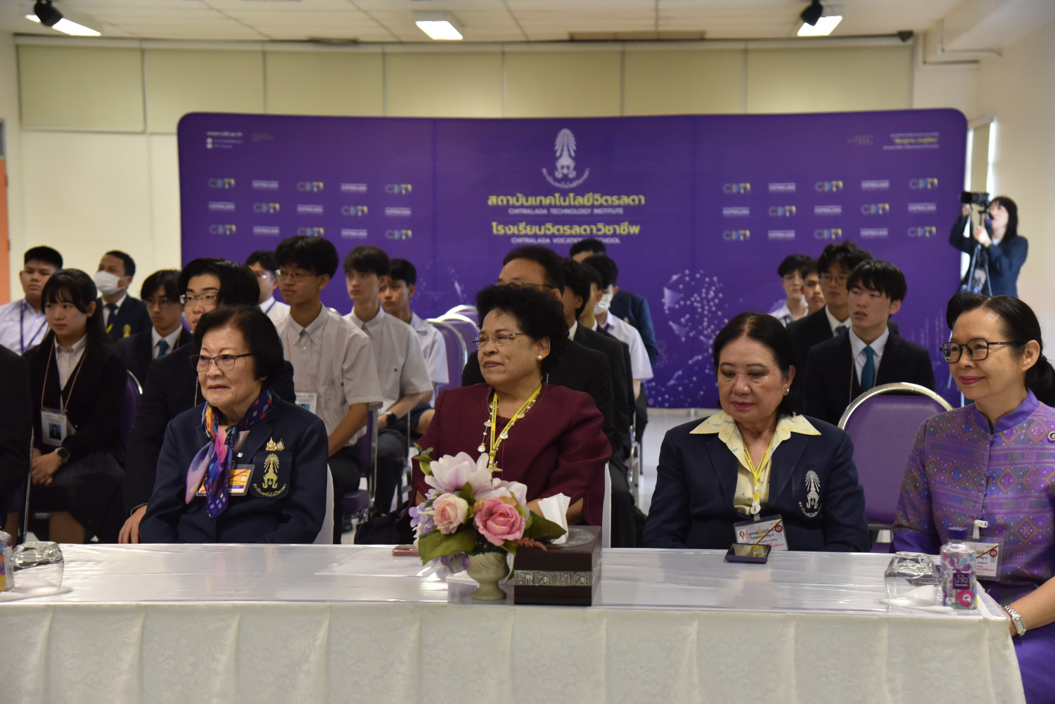 สจด. จัดพิธีปิดโครงการแลกเปลี่ยนวัฒนธรรมจาก Aichi High School of Technology and Engineering (AHSTE) Advanced Course ประเทศญี่ปุ่น — 13 กันยายน 2025 — สถาบันเทคโนโลยีจิตรลดา CDTI