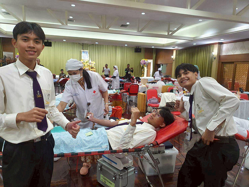 สจด. จัดกิจกรรมบริจาคโลหิตเพื่อถวายเป็นพระราชกุศล — 13 กันยายน 2025 — สถาบันเทคโนโลยีจิตรลดา CDTI